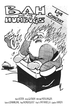 Bah & the Humbugs concert program cover